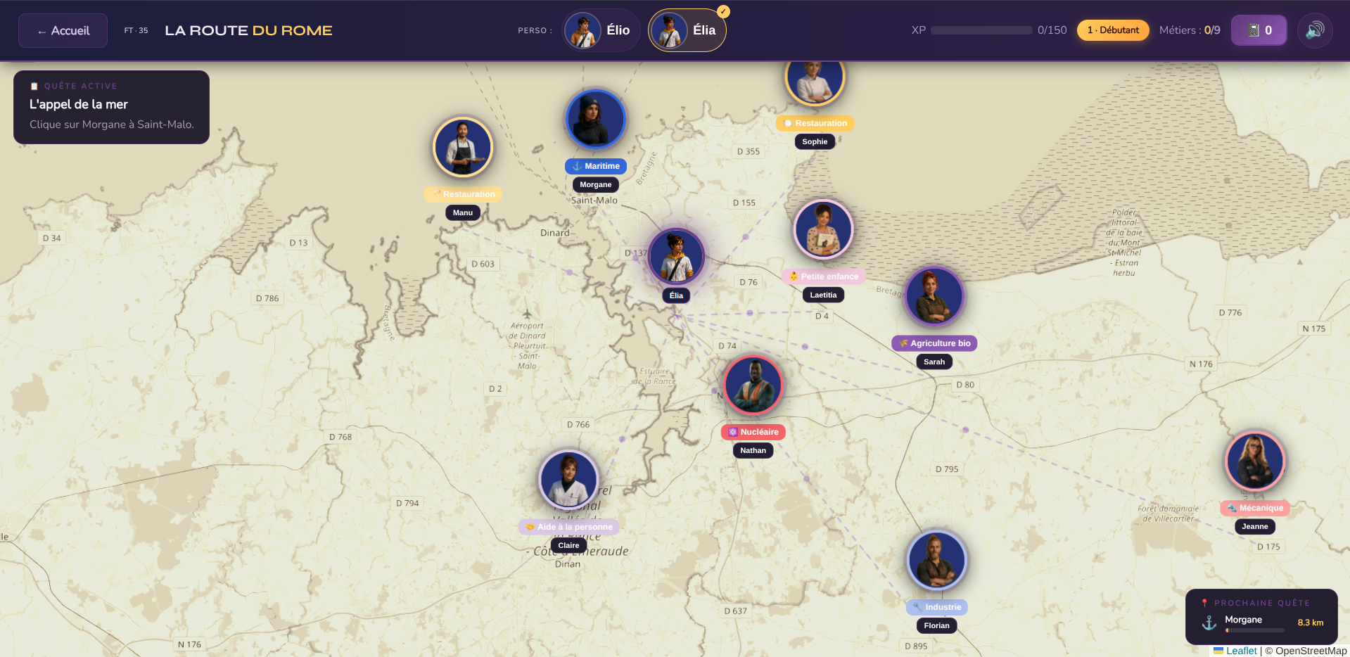 Carte interactive d'Ille-et-Vilaine
